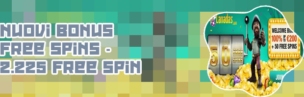 Codici bonus free spin