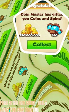 Coin master 50 free spin gratis