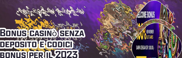 Siti slot online bonus senza deposito
